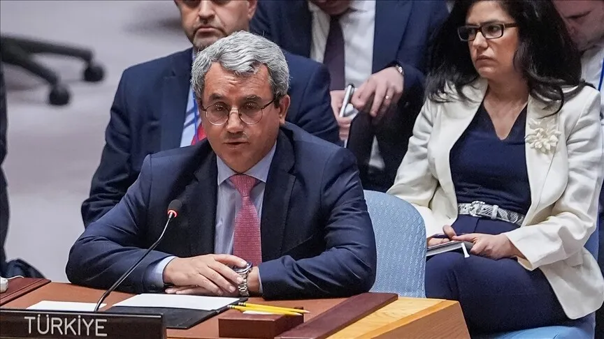 Der Ständige Vertreter der Türkei bei den Vereinten Nationen, Yıldız, fordert Israel auf, sich aus den von ihm besetzten Gebieten in Syrien zurückzuziehen